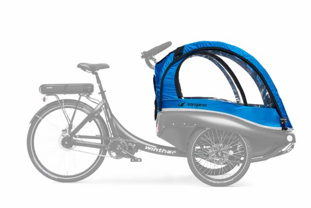 Kangaroo Luxe Hood incl. Head Protection Bars - Blue